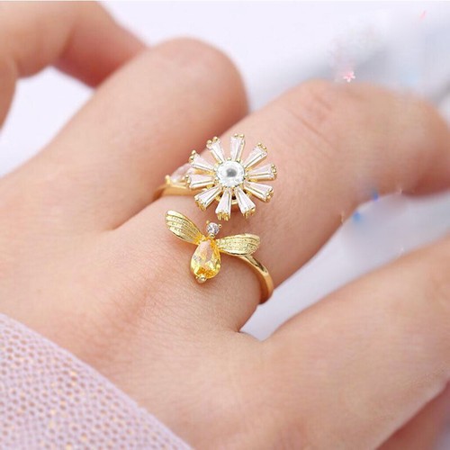 Fidget anxiety ring flower - fidget,