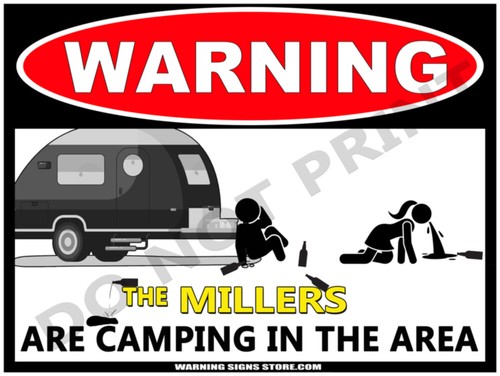 Personalized camping sign the - sign,