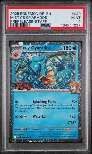 Misty gyarados staff - gyarados, promo