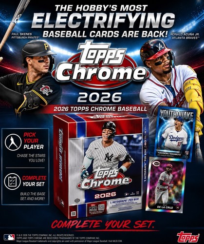 2026 topps chrome baseball - topps,