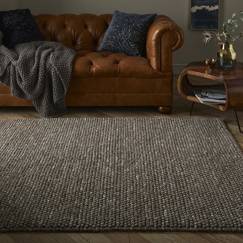 Wool pebble rug - pebble, 120x170cm