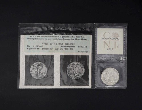 1943 walking liberty half - 1943-s,