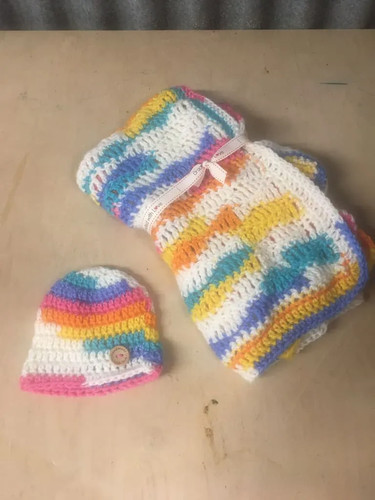 Handmade crochet baby - crochet, blanket