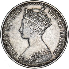 1856 Gothic Florin - Victoria