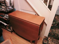 Vintage drop leaf solid wood