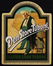 vintage poster stamp, beer