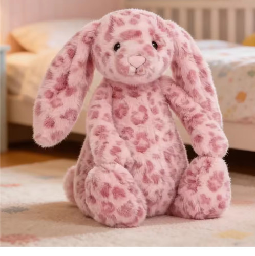 Jellycat pink leopard - , print