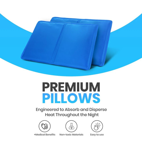 Cooling gel pillow - 2x,