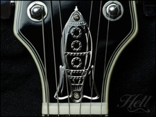 Rock-it! Brass Truss Rod Cover. Fits most Gibson, Les Paul, SG + more