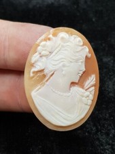 Old Vintage/Antique Cameo Piece. For Jewellery Making Restoration Crafting Etc
