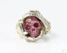 #8 Ruby Carved Crystal Skull