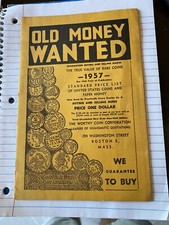 1957 Coin Pamphlet Old Money