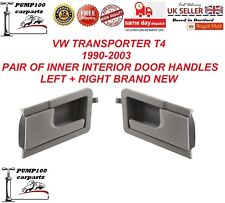 FOR VW T4 TRANSPORTER 1990-2003 DOOR HANDLE FRONT LEFT + RIGHT INTERIOR PAIR