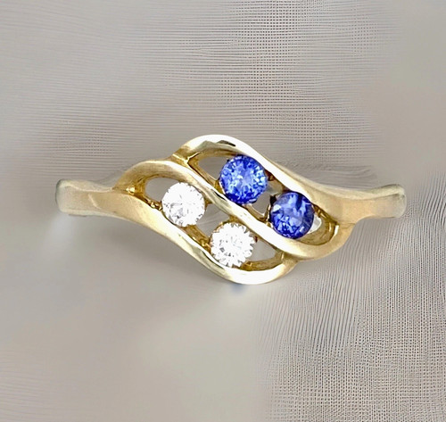 Crystal ring 9ct - ring,