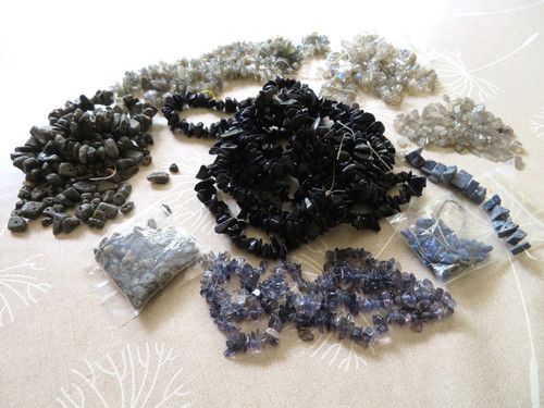 Mixed lot semi precious - mixed, of