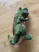 B & M Large Hand Puppet Dinosaur T Rex / Crocodile Or Alligator  Soft Toy