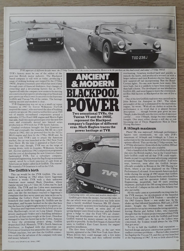 Tvr 390se tuscan v8 - tvr, &