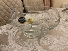 bohemia crystal bowl Czech