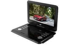 Bush 12 inch   Swivel Screen Portable DVD Player - Boxed  with Accessories Black