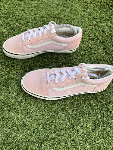 Vans old skool - vans, pink/white