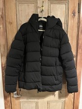 Zara Men’s Black Puffer Coat Jacket XL