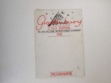 Glastonbury Festival:  1981