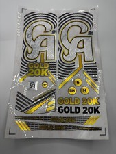 Ca Gold 20K  Cricket Bat Stickers Chrome Quality