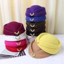 Beret Hat Women Stewardess Hat Air Hostesses Hat Party Hats Costume  Cosplay