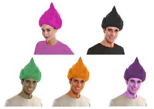 Adult unisex troll - troll, wig
