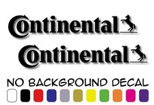 2x Continental tires vinyl