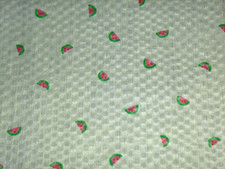 Vtg Cotton Seersucker Fabric