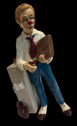 Vintage clown statue irs - clown,
