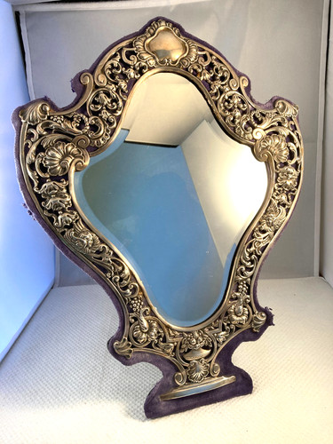 Antique sterling silver - silver, easel
