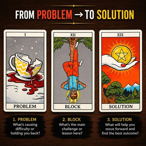 Psychic tarot reading problem - reading.,