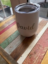 Double Wall Thermo Cup/Mug - Personalised David - New ( other)- Box marked