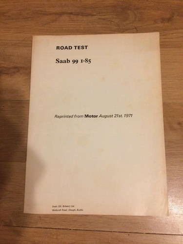 Saab motor road test - 1.85,