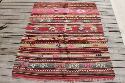 Turkish kilim rug x55 - turkish,