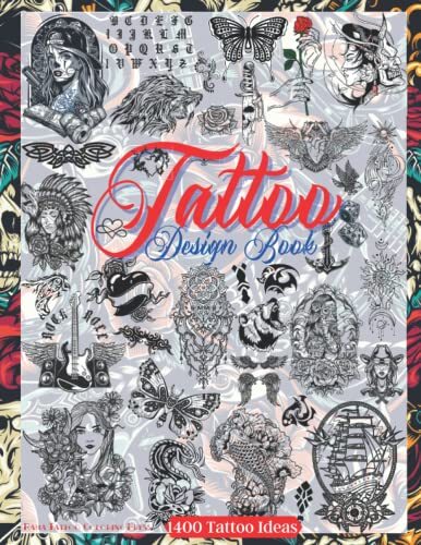 Tattoo design book over 1400 - tattoo,