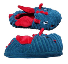 TU dragon slippers (size 12-13 / EU29-31) - teal & red - VGC worn 2/3 times