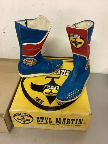 Vintage motorcycle boots nos - boots,