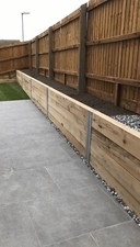SLEEPER   WALL -  FULLY HOT DIPPED GALVANISED   RETAINING  POSTS  HEAVY GAUGE