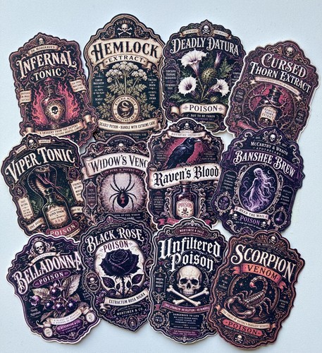 Potion bottle labels - potion,