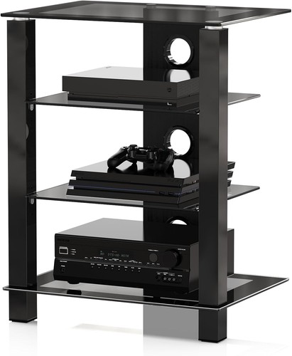 Hifi stand tiers glass - stand, 4