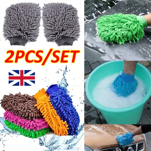 Microfibre car wash - microfibre, mitt