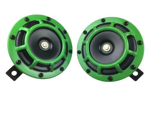 Green duel grill horn loud - horn,