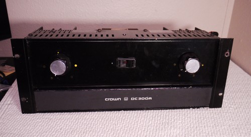 Crown 300a power amplifier - crown, dc-300a