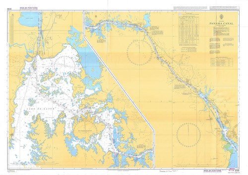 3098 admiralty chart panama - chart,