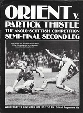Orient partick thistle - orient, v