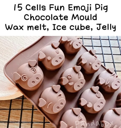 Pig emoji faces silicone - pig,