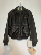 Vintage AVIREX  Type A-2 Mens Bomber Flight Jacket Brown Size XL (New With Tags)